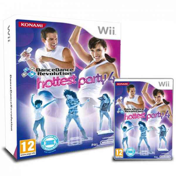 Dance Dance Revolution Hottest Party 4  Mat Wii